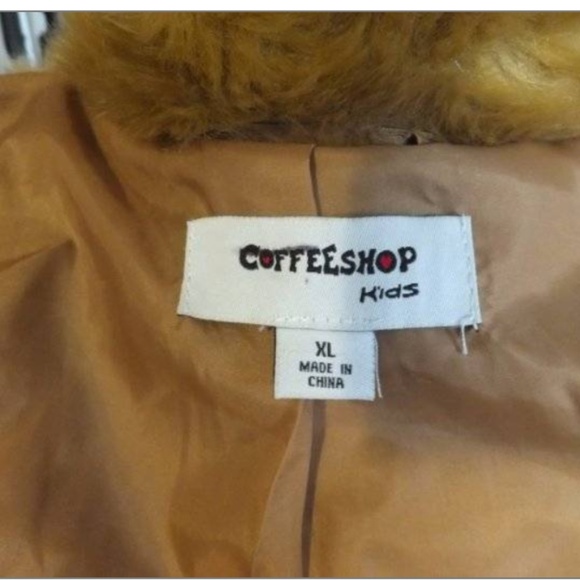 Girls CoffeeShop Faux Fur Jacket from Nordstrom XL - Picture 8 of 9